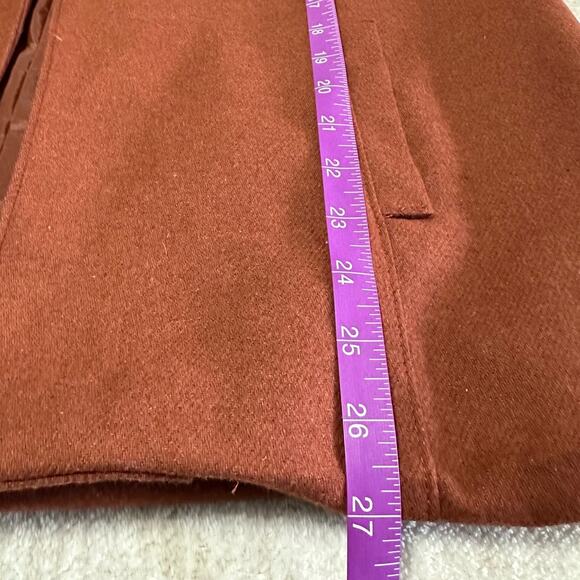 Vintage TanJay Open Front Burnt Orange Wool Blend Blazer, Size 38 - Picture 7 of 7